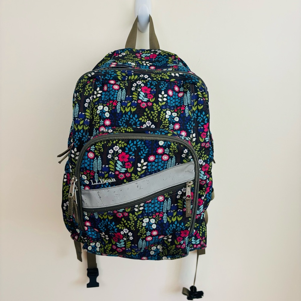 SALE! LL Bean Floral Printed Backpack